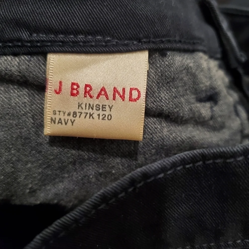 J Brand Kinsey Two Tone Navy Blue Skinny Jeans